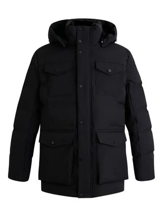 Fusalp Delano hooded padded jacket - men - Polyurethane/Polyamide/Elastane - 46 - Black