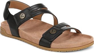 Vionic Essie Ankle Strap Sandal - Multiple Widths Available in Black at Nordstrom, Size 7.5