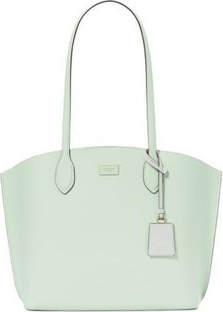 Kate Spade New York large suite leather tote in Pistachio Ice at Nordstrom Rack