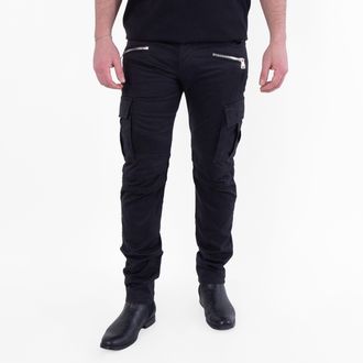 Balmain B Embossed Cotton Cargo Jean