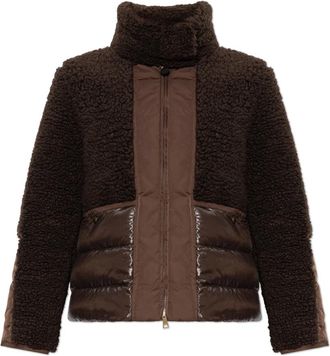 Moncler Glorieux Quilted Jacket - Dames - Gewatteerde jassen - Bruin - M - Jassen