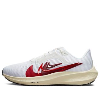 Nike (WMNS) Nike Pegasus 40 PRM White Team Red FB7703-100