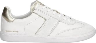 Michael Kors Jovie Lace Up - Dames - Sneakers - Wit - 38 1/2 EU - Su&egrave;de - Schoenen