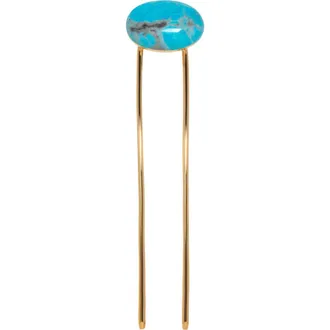 Jennifer Behr Meena Hair Pin in Turquoise at Nordstrom