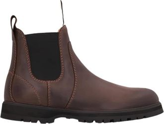 Jacquemus Foin Enkellaarsjes - Heren - Chelseaboots - Bruin - 44 EU - Schoenen
