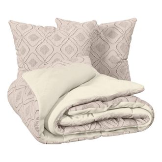 Atmosphera Juego De Cama Amy, 240 X 260 Cm, Color Beige - Atmosphera Cr&eacute;ateur DInt&eacute;rieur