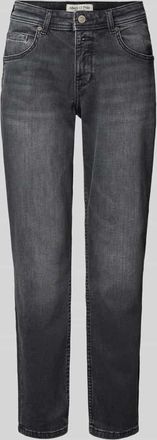 Marc O'Polo Mid Waist Boyfriend Jeans aus Baumwoll-Mix Modell THEDA in Anthrazit, Größe 27/32