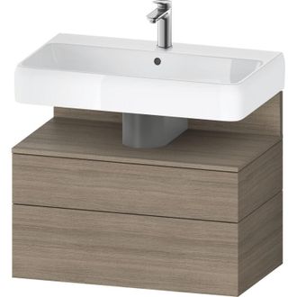 Duravit Duravit - Qatego Mueble Bajo Lavabo, 1 Extra&iacute;ble Y 1 Caj&oacute;n