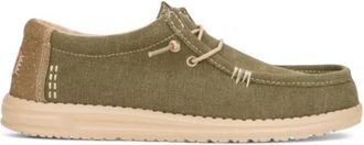Hey Dude Schoenen, Heren, Groen, 43 EU, Veelzijdige werkkleding mocassins