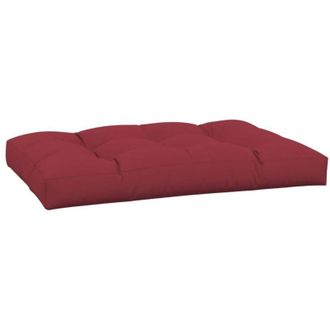 vidaXL Coj&iacute;n Para Muebles De Palets Tela Rojo Tinto 120x80x12 Cm Vidaxl