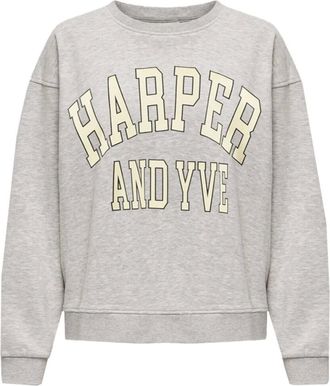 Harper & Yve Dames, Sweatshirts & Hoodies, Grijs, Maat: M