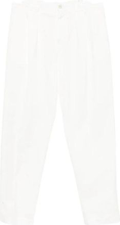 Canali Chino Broek - Heren - Chinos - Wit - M - Katoen - Broeken