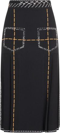 Moschino Lange Kokerrok - Dames - Midirokken - Zwart - S - Rokken
