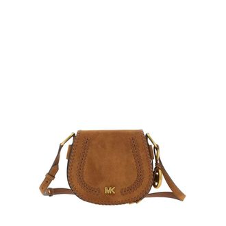 Michael Kors Cross Body Bags, female, Brown, Size: ONE SIZE Josie Md Saddle Flap Msgr