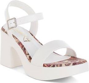 London Rag Kolata Platform Sandal in White at Nordstrom Rack, Size 7.5