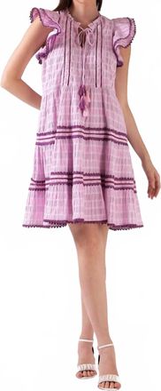 Celina Moon Floss Mini Dress In Pink