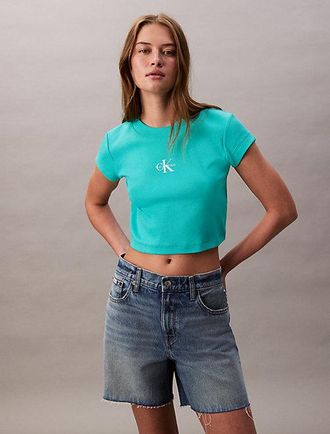 Calvin Klein Camiseta De Beb&eacute; Con Monologo