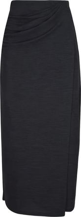 Vince Gonna midi drappeggiata - Grigio