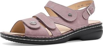 Finn Comfort Gomera-S Rose Streetnubuk Womens Sandals Rose : EU 42 (US Womens 10.5-11) Medium, Leather