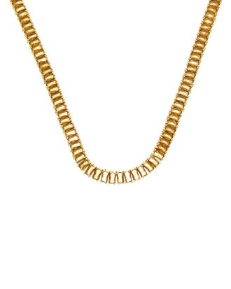 Crystal Haze 18K Plated Cz Statement Necklace