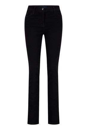 Gardeur Slim-fit-Jeans ATELIER GARDEUR Atelier GARDEUR Jeans MAJA4, Damen, Gr. 36, N-Gr, schwarz, Obermaterial: 65% Baumwolle CO. 31% Polyester PES. 4% Elasth