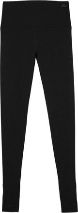 Lacoste Stretchlegging met hoge taille voor dames (Zwart)