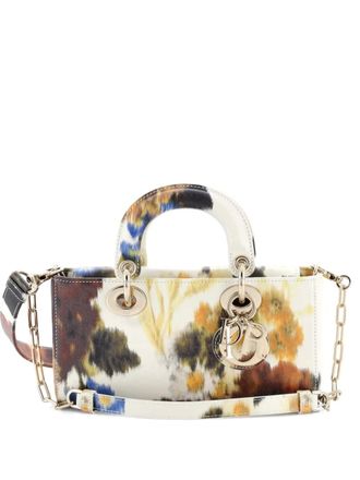 Dior Lady D-Joy Bag Printed Leather Small satchel - women - Calf Leather - One Size - Multicolour
