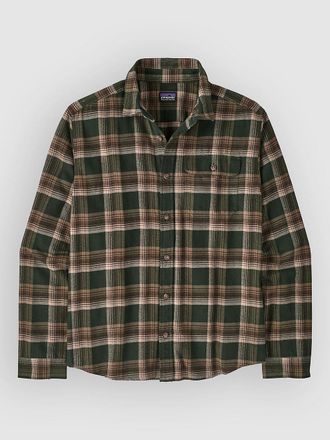 Patagonia LW Fjord Flannel Hemd gr&uuml;n