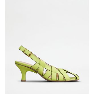 Tod's Slingback Pumps in Leather