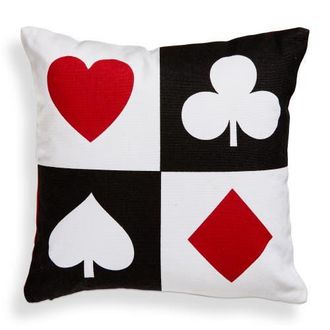 Tag Everyday Suits Graphic Pillow Multi Cotton Cover 12x12x3 in in Multicolored at Nordstrom
