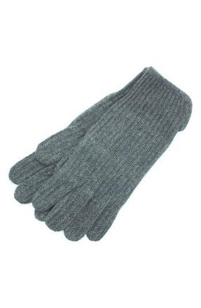 Portolano Cashmere Rib Gloves in Medium Heather Grey at Nordstrom Rack