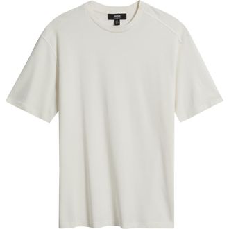 Mavi Cotton Blend Piqu&eacute; T-Shirt in Antique White at Nordstrom, Size Medium