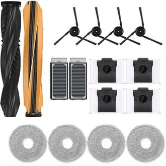 OEM Kit De Accesorios Para Robot Aspirador Multifunci&oacute;n Dreame X50 Ultra De 19 Piezas, Que Incluye 1 Par De Cepillos Principales, 2 Filtros, 4 Almohadilla