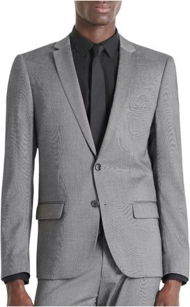 Antony Morato Bonnie Slim Fit Jacket - Heren - Business blazers - Grijs - XS - Leer - Kostuums