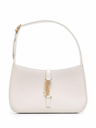 Saint Laurent Le 5 &agrave; 7 schoudertas - Beige