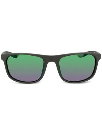Nike geometric-frame sunglasses - Green