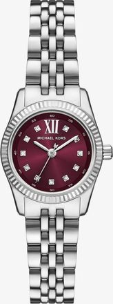 Michael Kors Mini Lexington Pav&eacute; Silver-Tone Watch
