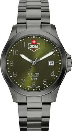 JDM Military Alpha I Green Dial Mens Watch JDM-WG001-08