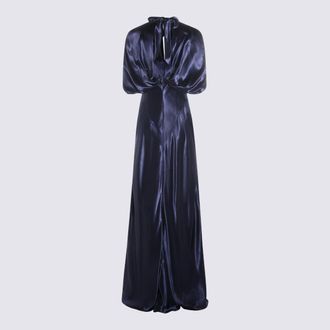 Alberta Ferretti Womens Dresses Blu _vi