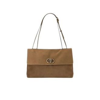 Kurt Geiger Tassen, Dames, Bruin, ONE Size, Leer, Chelsea Schoudertas