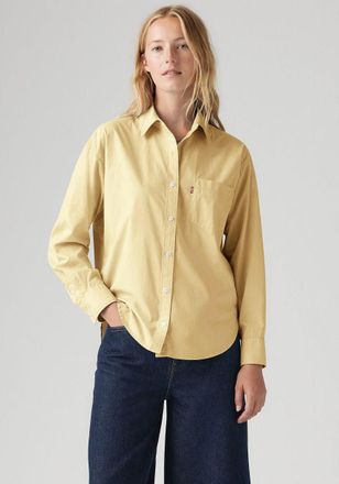 Levi's Jeansbluse LEVIS HARLIE BOYFRIEND SHIRT, Damen, Gr. XS (34), french vanilla gd, Web, Obermaterial: 100% Baumwolle, relaxed fit Po-bedeckend, 2-Knopf-M