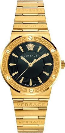 Versace Horloges - Dames - Horloges - Geel - ONE Size - Accessoires
