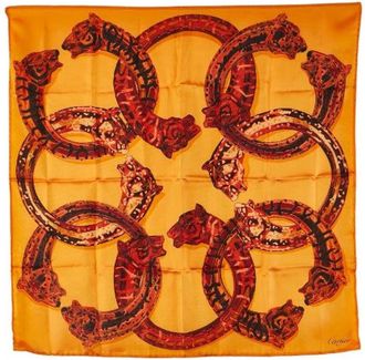 Cartier Pre-owned Scarves, female, Multicolor, Size: ONE SIZE Pre-owned Silk scarves