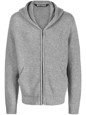 Palm Angels Hoodie met logo - Grijs
