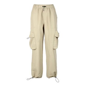 Karl Lagerfeld Broeken, Dames, Beige, S, Polyester, Jeans pantalone