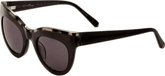 Kate Young for Tura Womens K520-GRY-50 K520 50 GRY Nikki Sunglasses - Charcoal - One Size