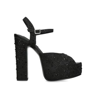 Steve Madden Womens Tandem Black Heels - Size UK 3