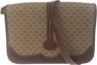 Gucci Brown Leather Shoulder Bag (Authentic Pre-Loved)