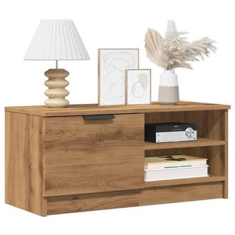 Berkfield Home TV Cabinets 2 pcs Artisan Oak 80x35x36.5 cm Engineered Wood in Brown