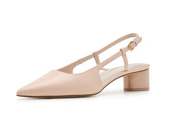 Franco Sarto A-Amelie Slingback Womens Shoes Blush : 7.5 M, Leather